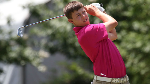 Matthew Fitzpatrick leads by one shot at the British Masters