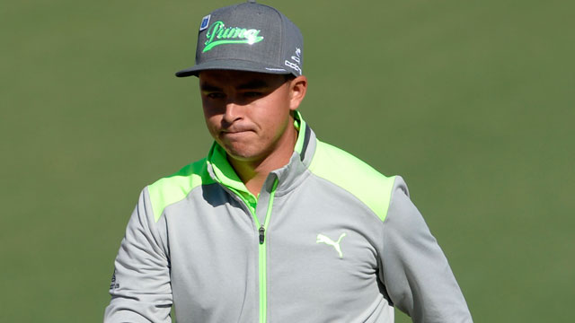 Rickie Fowler has a great reaction to his first-round 80 at the Masters