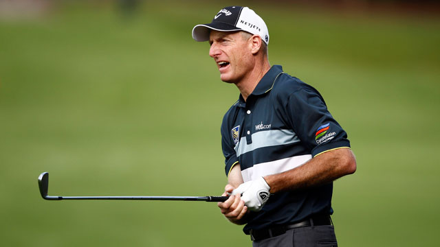 Furyk to miss Presidents Cup with wrist injury, replaced by Holmes