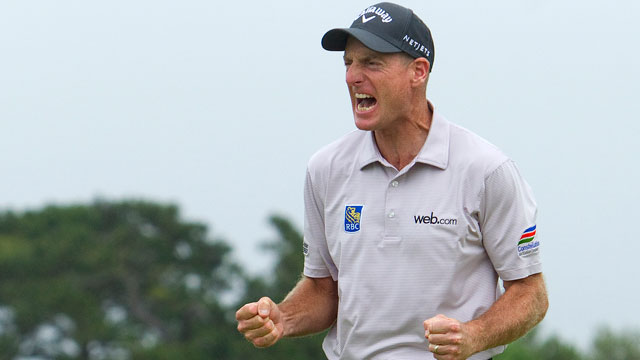 Jim Furyk might be short on power, but remains long on determination