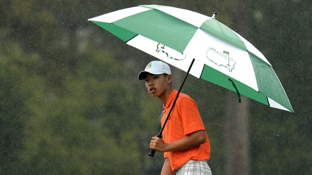 Guan receives one-stroke penalty for slow play in second round of Masters