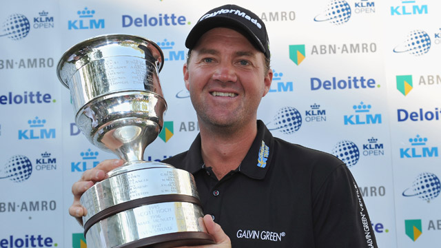 Hanson eagles final hole to win KLM Open over Ramsay and Larrazabal