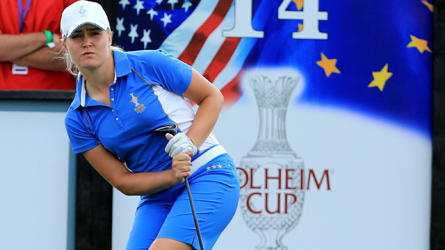 Hull, fun and fearless, gives Europe someone to rally around at Solheim