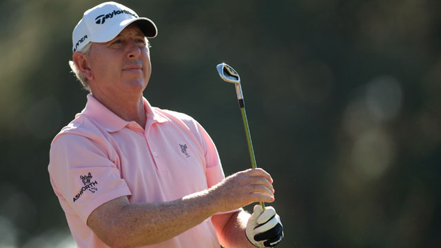Irwin, 65, shoots his age as five tied for top spot at AT&T Championship