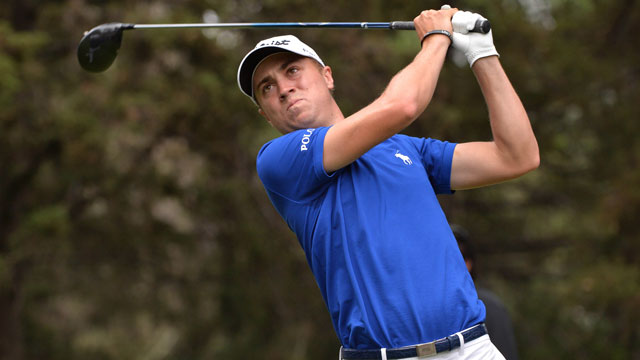 Justin Thomas aces his way to top of the leaderboard