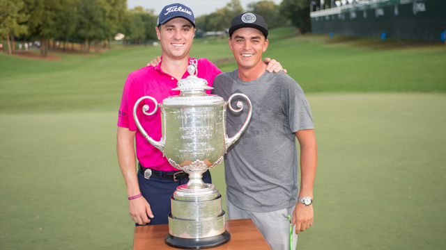 Rickie Fowler keeps celebrating friends' majors while searching for his own