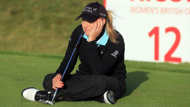 Friday play at Ricoh Women's British Open cancelled by disruptive winds