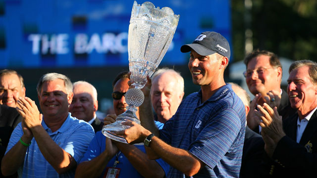Ryder Cup player Kuchar tops Laird on first playoff hole to win Barclays