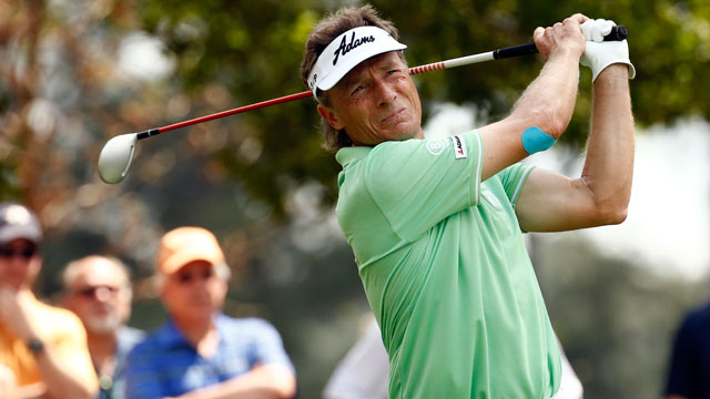 Bernhard Langer leads by two at Charles Schwab Cup Championship