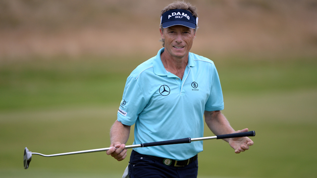 Bernhard Langer in three-way tie for first-round lead at Greater Hickory