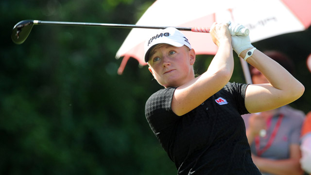 Lewis takes two-shot lead after second round of HSBC Women's Champions