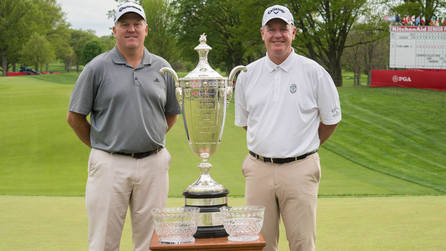 Mark Brown, Bob Sowards share Low Club Professional honors at Senior PGA Championship
