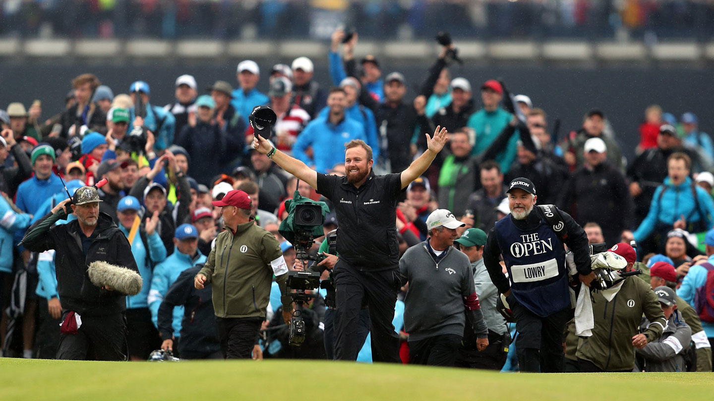 Ireland's Shane Lowry wins the British Open on home soil