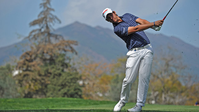 Manassero leads Andalucia Open by three after record-tying first round