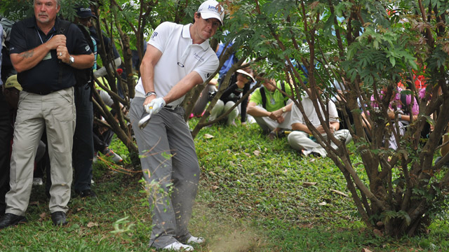 McIlroy nine shots behind leader after first round in UBS Hong Kong Open