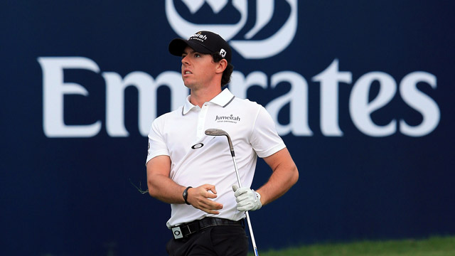 McIlroy tied with Donald after two days at DP World Tour Championship
