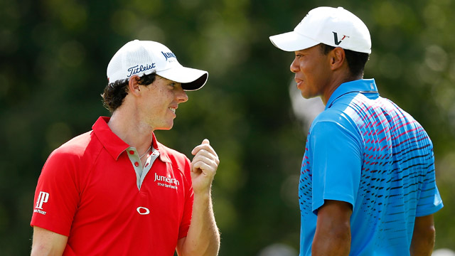 McIlroy shares first-day lead at BMW Championship, Woods one back