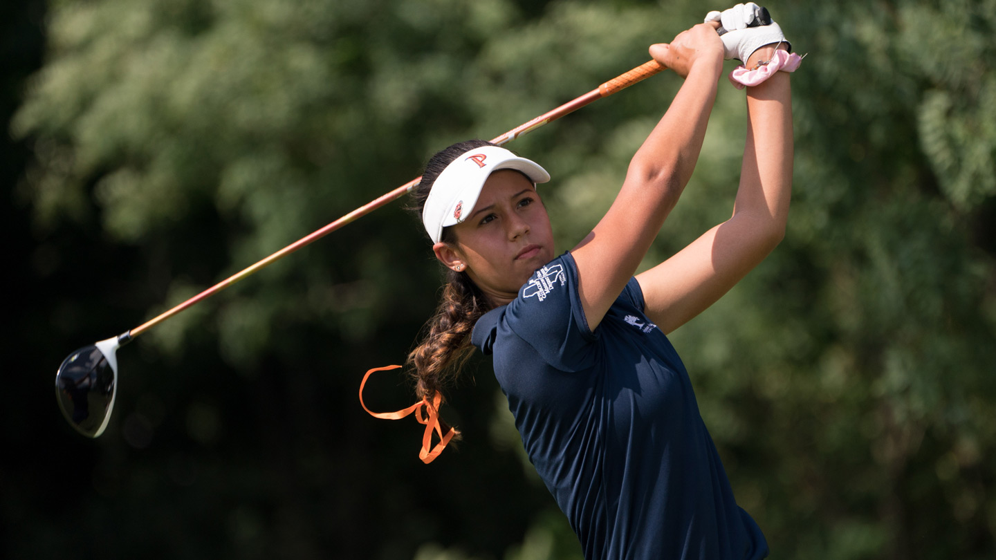 Alexa Melton off to a record-setting start at Girls Junior PGA Championship