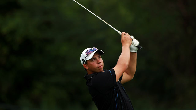 Baseball player turned golfer Michael leads Dunhill Championship by one