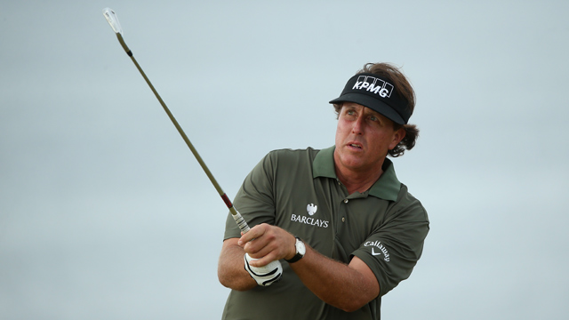 Mickelson slips four behind surprise 36-hole leader Doak at Scottish Open