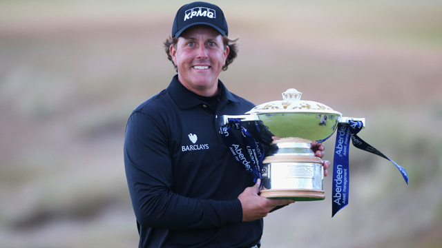 Mickelson wins Scottish Open after playoff, first Europe title in 20 years