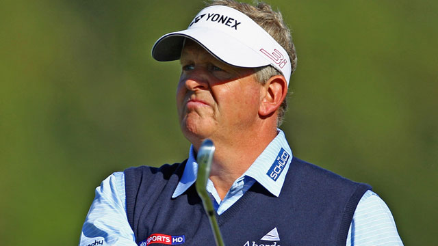 Montgomerie shifts focus to making British Open after bad week in Wales