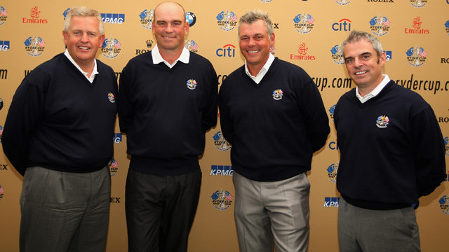 Clarke, McGinley and Bjorn named Europe's Ryder Cup vice-captains