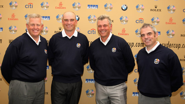 Olazabal names Clarke, McGinley and Bjorn as Ryder Cup vice captains