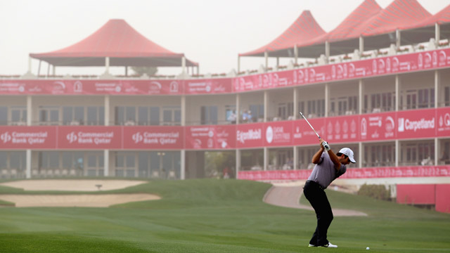 Fernandez-Castano leads Daly by one at wind-whipped Qatar Masters