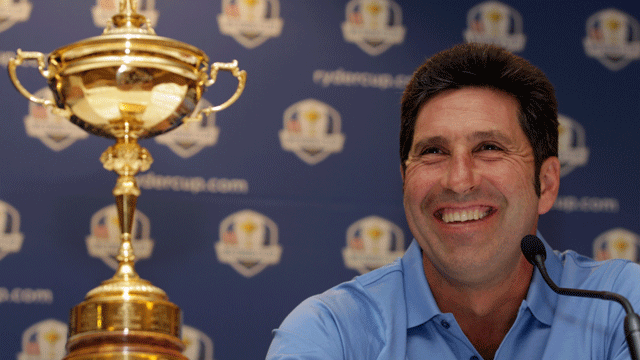 Olazabal plans to name only two vice captains for 2012 Ryder Cup team
