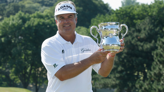 Perry wins US Senior Open, closes with 63 to get second straight major