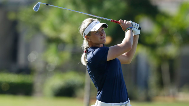 Pettersen tied for lead with Yoo and Ryu after first round of LPGA finale