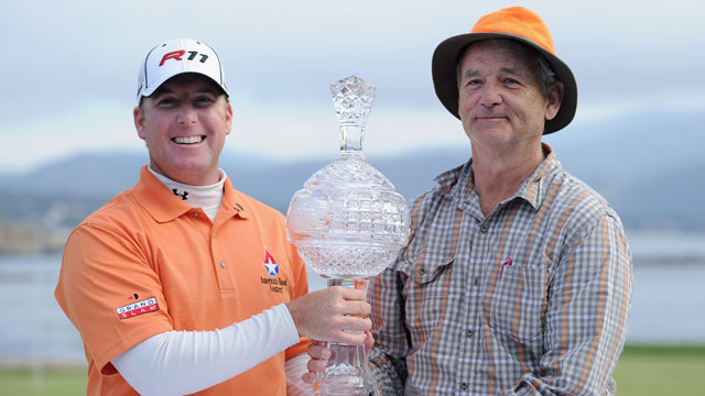 Points wins AT&T Pebble Beach Pro- Am with comedian Murray as partner
