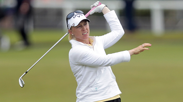 Pressel shares lead at Women's British Open, Park three back after first round