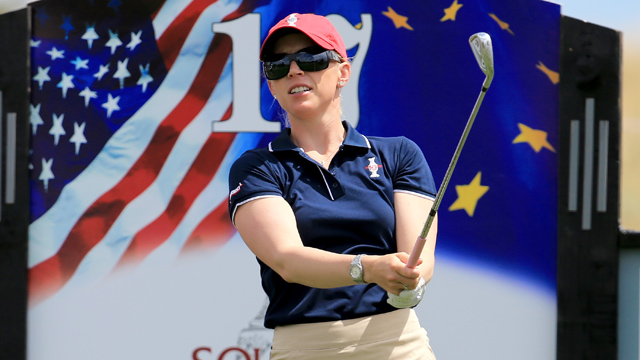 Pressel, at 25, still young but a very seasoned U.S. veteran at Solheim Cup