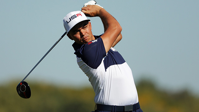 Rickie Fowler rides Ryder Cup confidence to strong start in HSBC