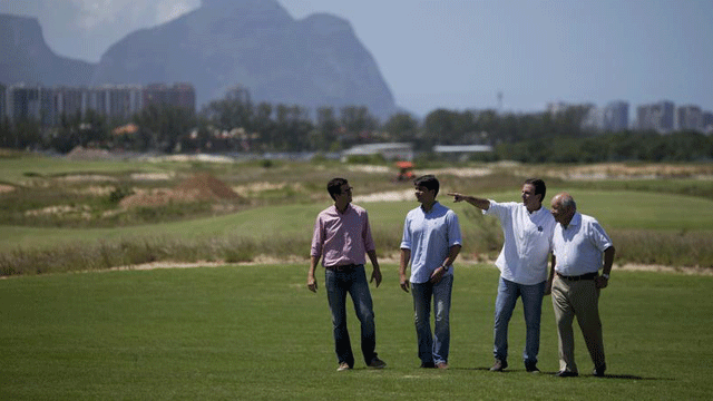 Rio de Janeiro mayor unveils nearly finished Olympic golf course