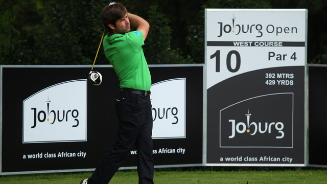 Rock grabs Joburg Open lead before storms halt play second straight day