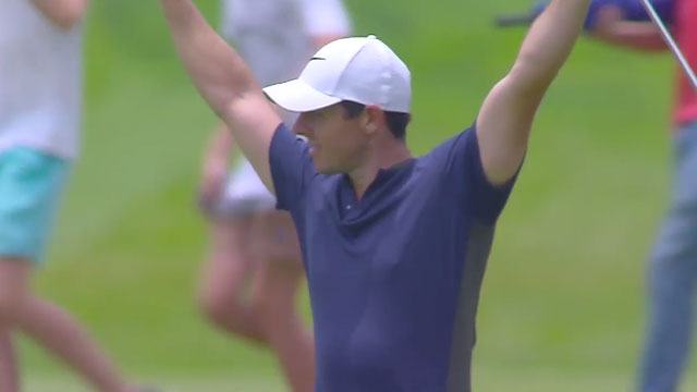 Watch Rory McIlroy hole out for eagle at SA Open
