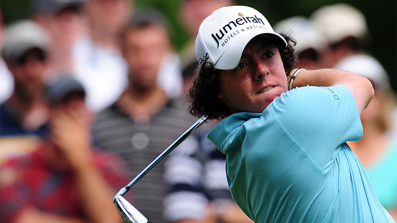 Rory McIlroy plays his first PGA Championship.
