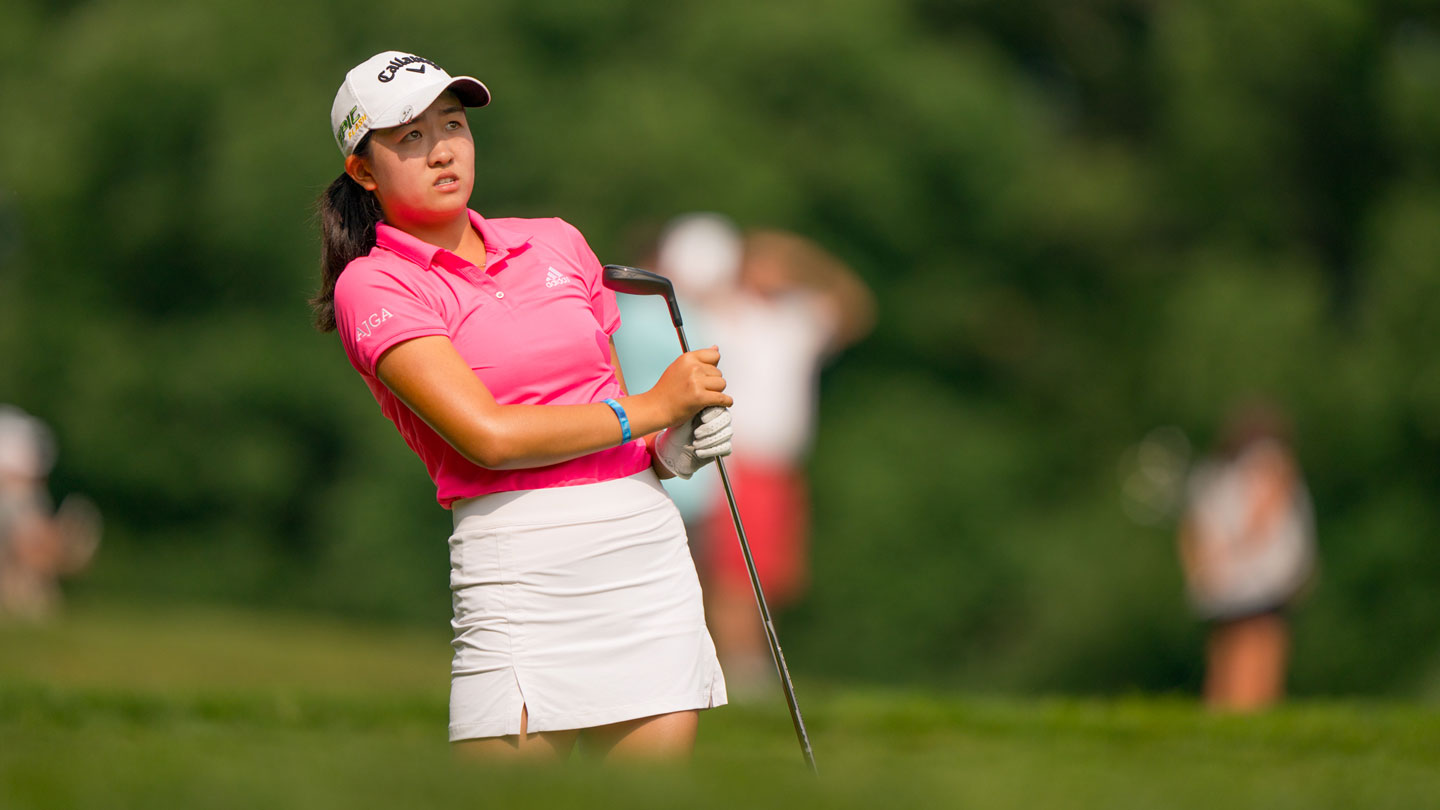 Rose Zhang takes control of the Girls Junior PGA Championship