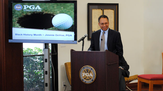 Sammons discusses pioneer DeVoe as PGA marks Black History Month