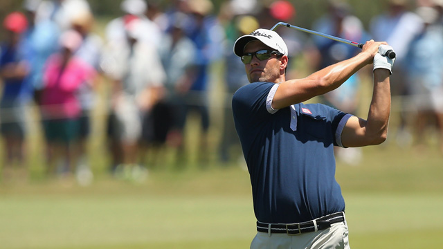 Adam Scott leads Australian PGA Championship by three after third day