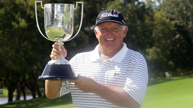Senior edges Ogilvy in playoff to win Australian PGA Championship