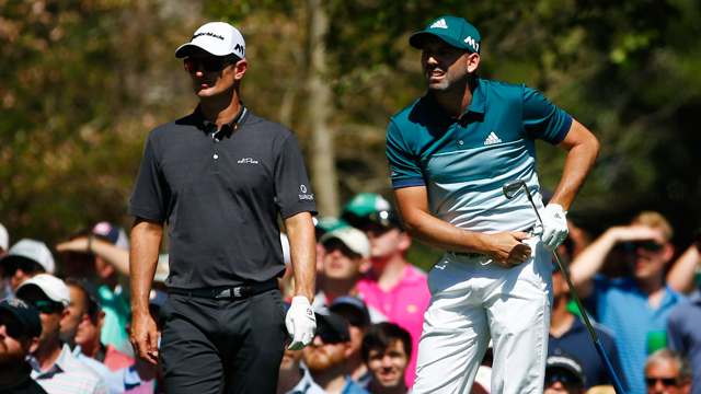 Led by Sergio Garcia, European Ryder Cup players dominate the Masters