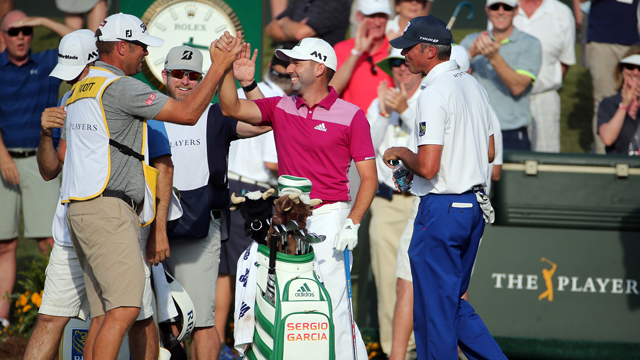 Sergio Garcia aces iconic 17th hole at The Players