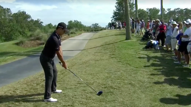 WATCH: Si Woo Kim hits driver from the rough at The Players