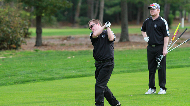 Wind and nerves settle as players improve at Special Olympics golf