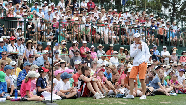 Wednesday Notebook: Sorenstam a spectator at site of her first major win