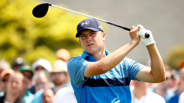 Jordan Spieth shoots 64 for three-shot lead after Masters' first round